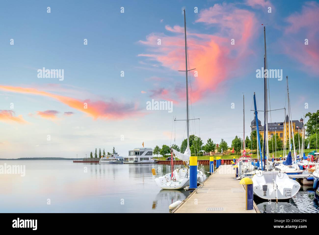 Bitterfeld großer Goitzschesee, Goitzschesee, Stockfoto
