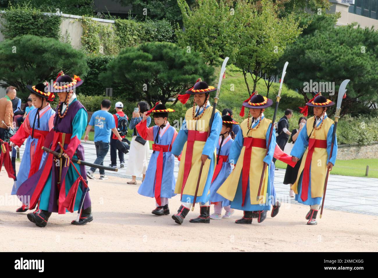 Die schönsten Kleider koreas Stockfoto