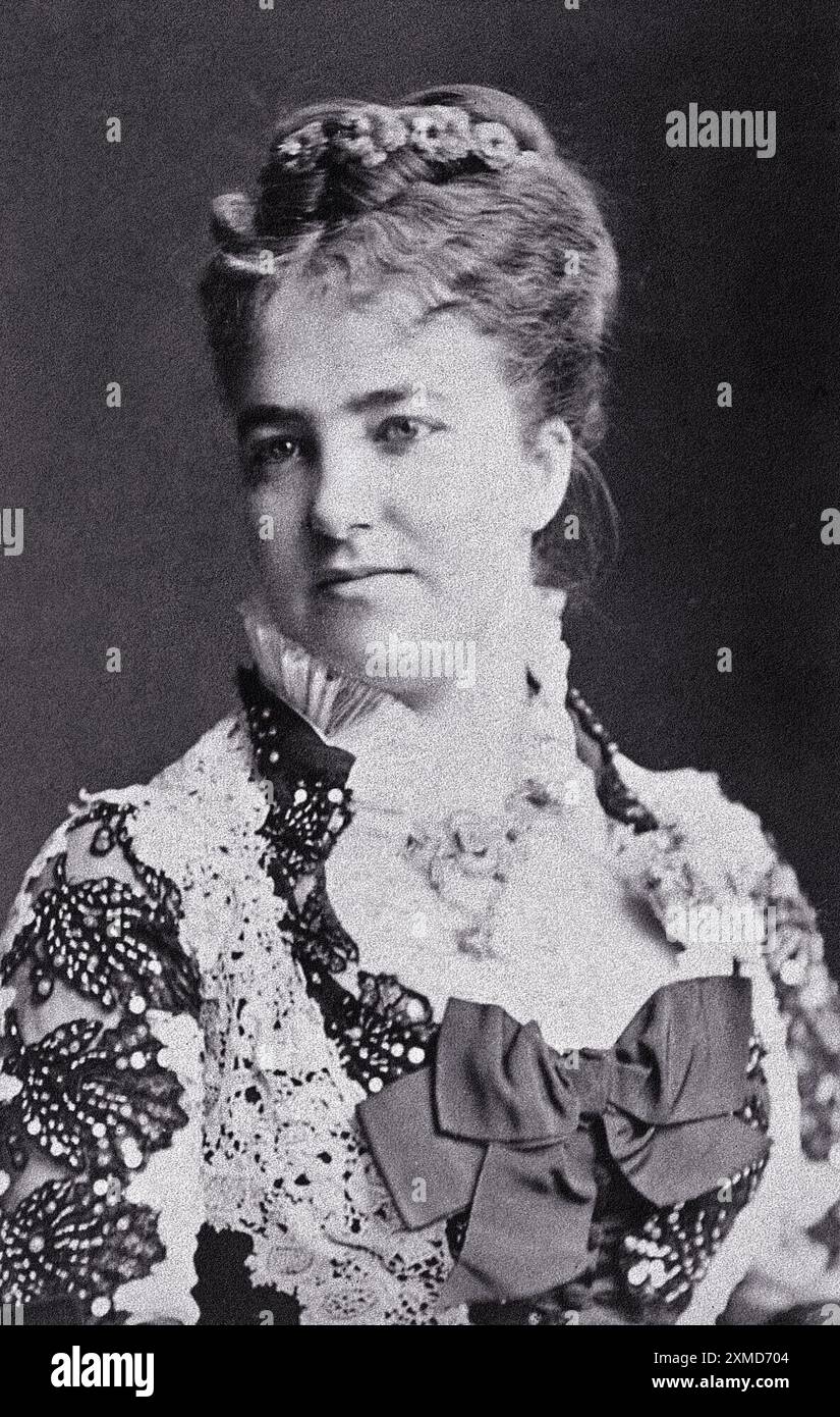 Der viktorianische Sänger Ostava Torriani wurde Mitte des 19. Jahrhunderts in London aufgenommen Stockfoto