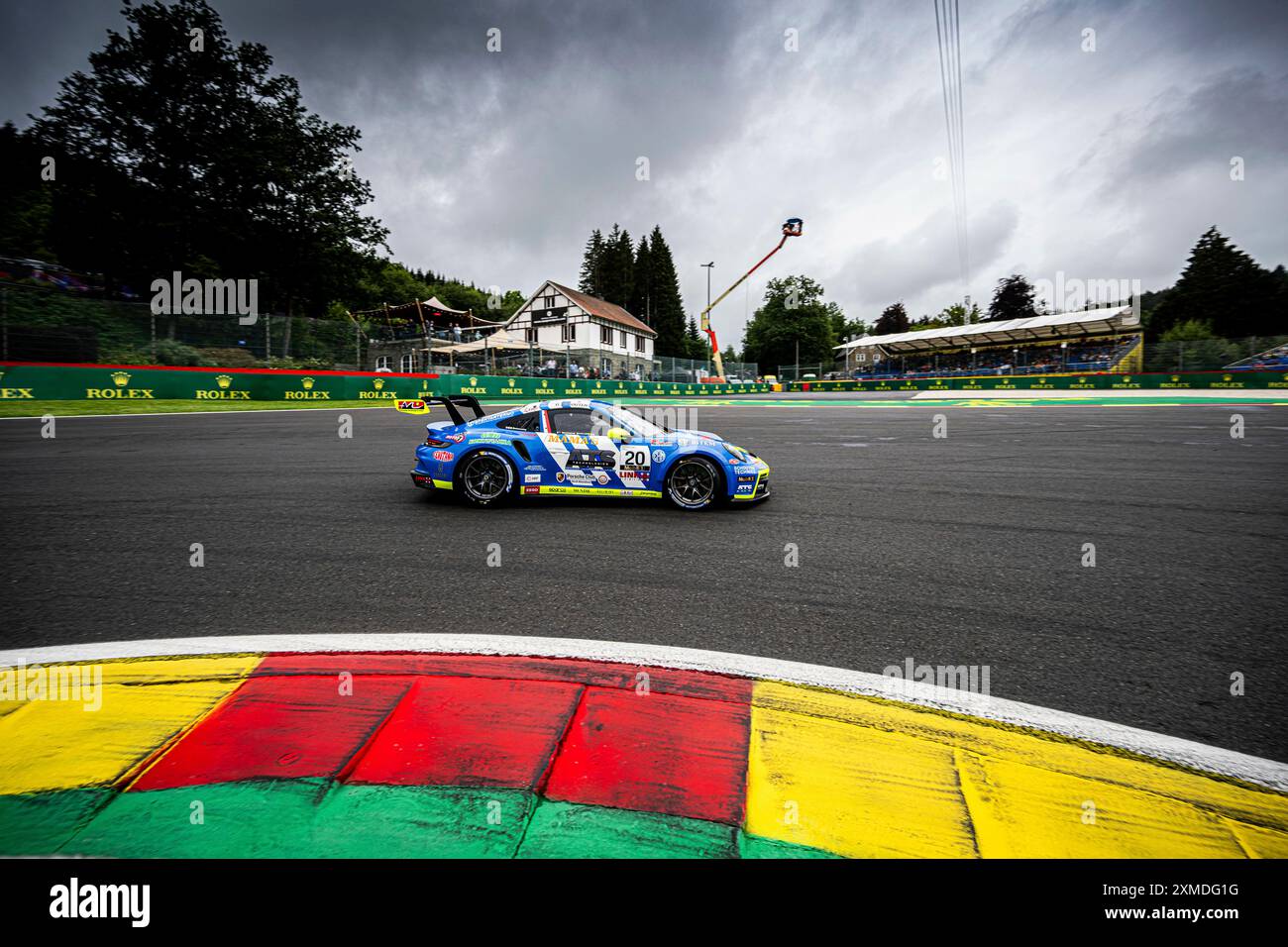 Spa-Francorchamps, Belgien. Juli 2024. #20 Dirk Schouten (NL, Ombra), Porsche Mobil 1 Supercup auf dem Circuit de Spa-Francorchamps am 27. Juli 2024 in Spa-Francorchamps, Belgien. (Foto von HOCH ZWEI) Credit: dpa/Alamy Live News Stockfoto