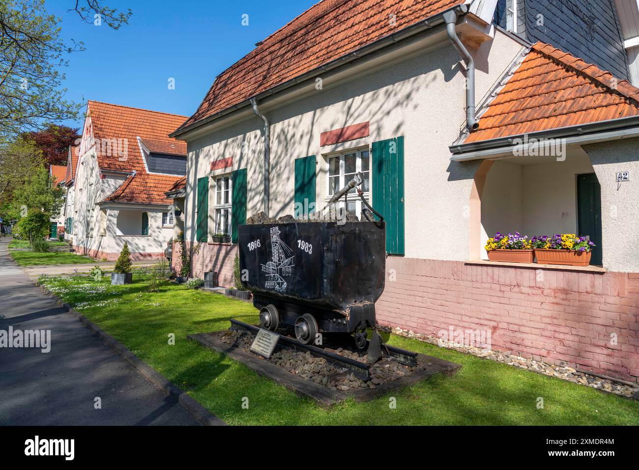 Ehemaliges Grubenbaugut Teutoburgia, Teil der Route des Industriellen Erbes, in Herne, Nordrhein-Westfalen Stockfoto