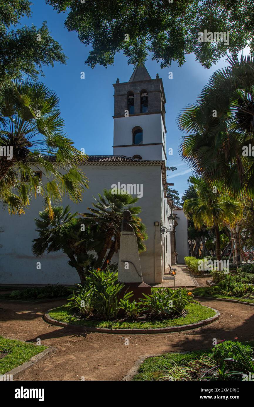 Die Kirche 'San Marcos' in Icod de los Vinos Stockfoto