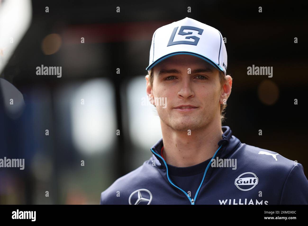 Belgien. Juli 2024. Rennstrecke von Spa-Francorchamps #2 Logan Sargeant USA) Williams Racing GBR) Williams FW46 Mercedes, während des Formel-1-Grand Prix 2024 von Belgien, 14. Runde der Formel-1-Weltmeisterschaft 2024 vom 26. Bis 28. Juli 2024 auf dem Spa-Francorchamps Circuit. (Philippe Nanchino/SPP) Credit: SPP Sport Press Photo. /Alamy Live News Stockfoto