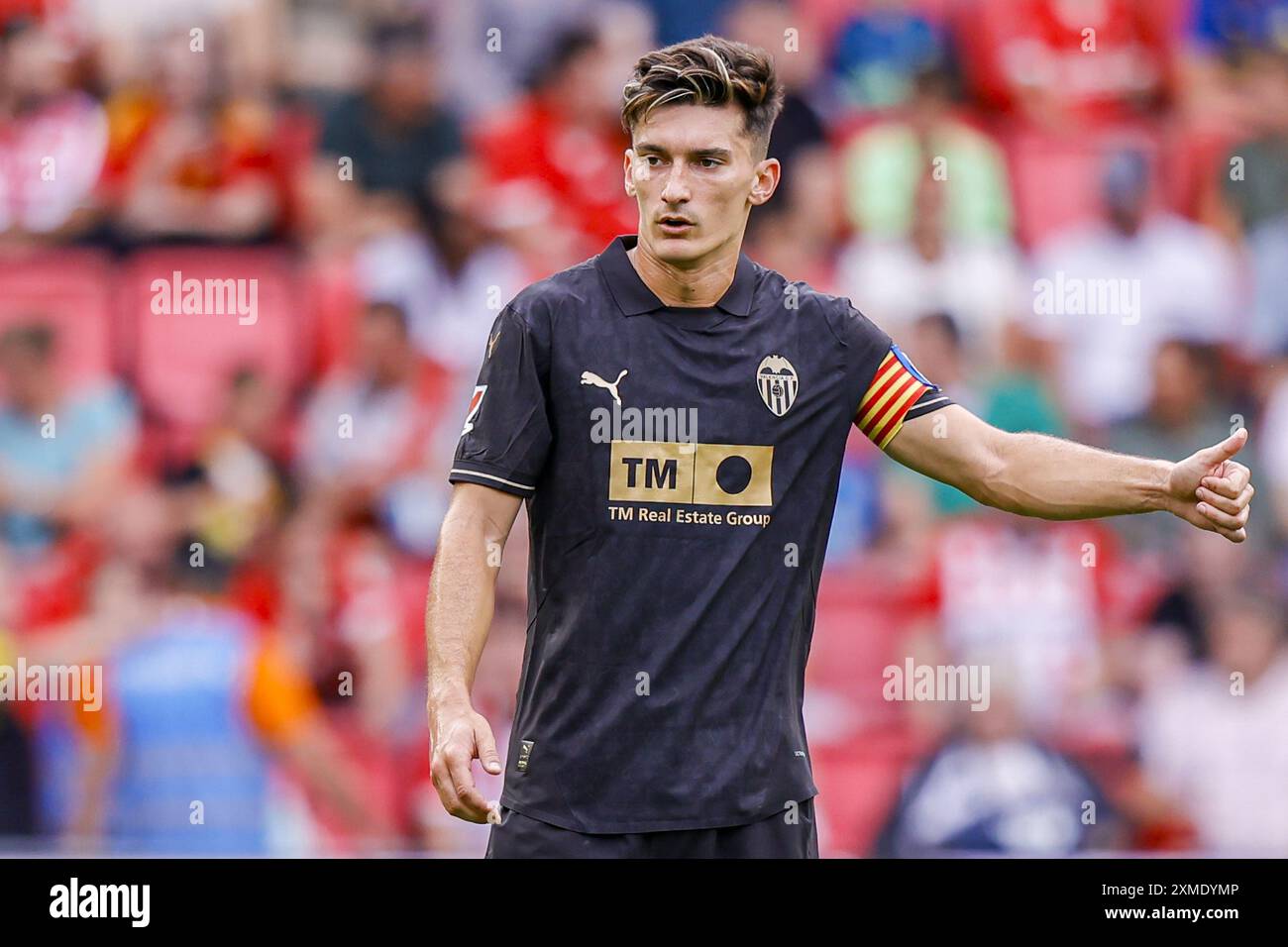 EINDHOVEN, 27.07.2024, Philips Stadium, Fußball, Freundschaftsspiel, Saison 2024/2025, während des Spiels PSV-Valencia CF, Valencia CF Spieler Pepelu Credit: Pro Shots/Alamy Live News Stockfoto