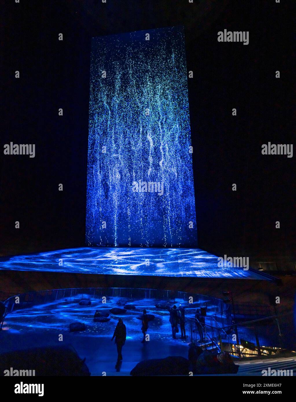 Ausstellung Plante Ozean im Gasometer in Oberhausen stehen die Ozeane der Welt in ihrer fragilen Schönheit im Mittelpunkt der neuen großformatigen Ausstellung Stockfoto