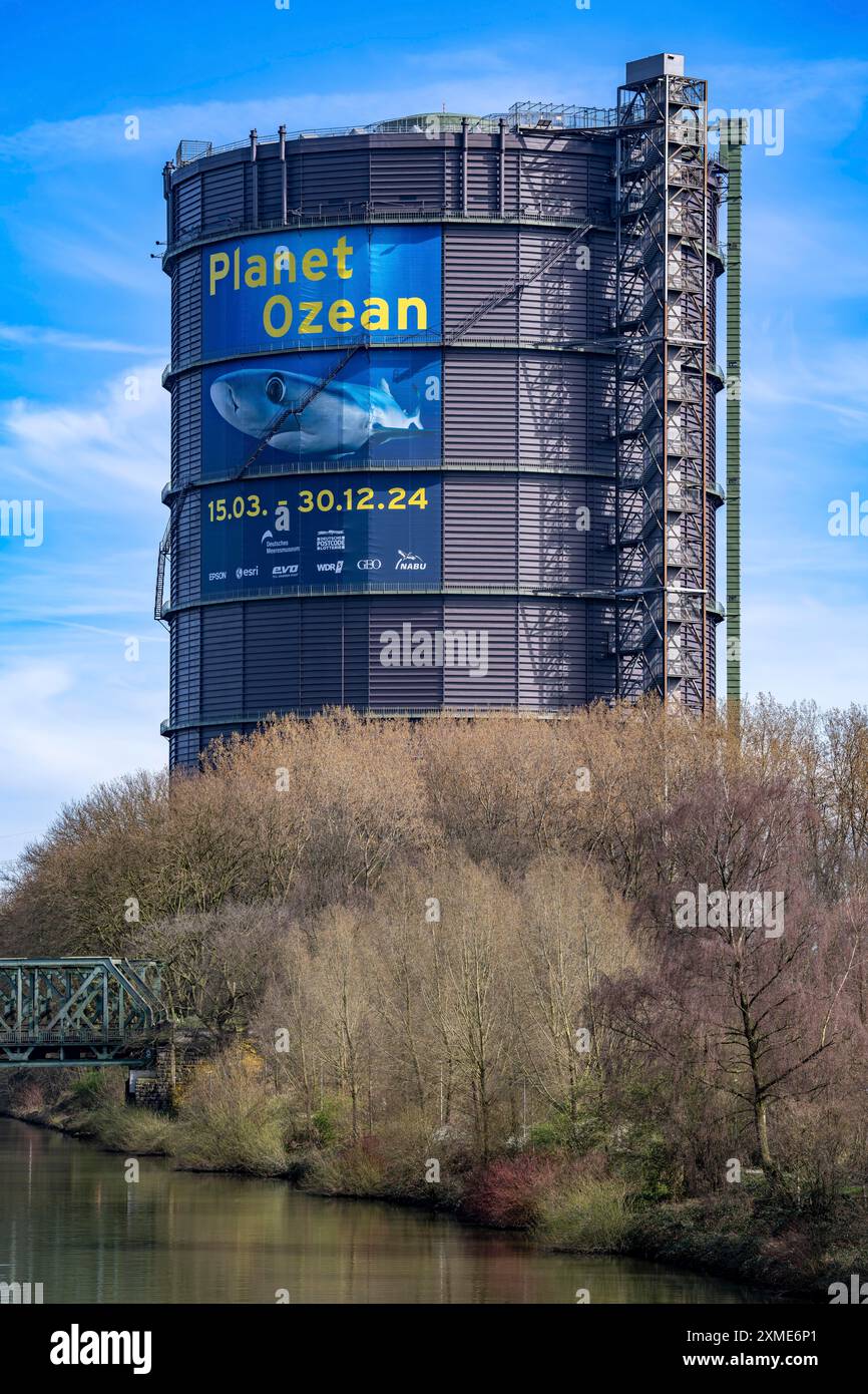 Ausstellung Plante Ozean im Gasometer in Oberhausen stehen die Ozeane der Welt in ihrer fragilen Schönheit im Mittelpunkt der neuen großformatigen Ausstellung Stockfoto