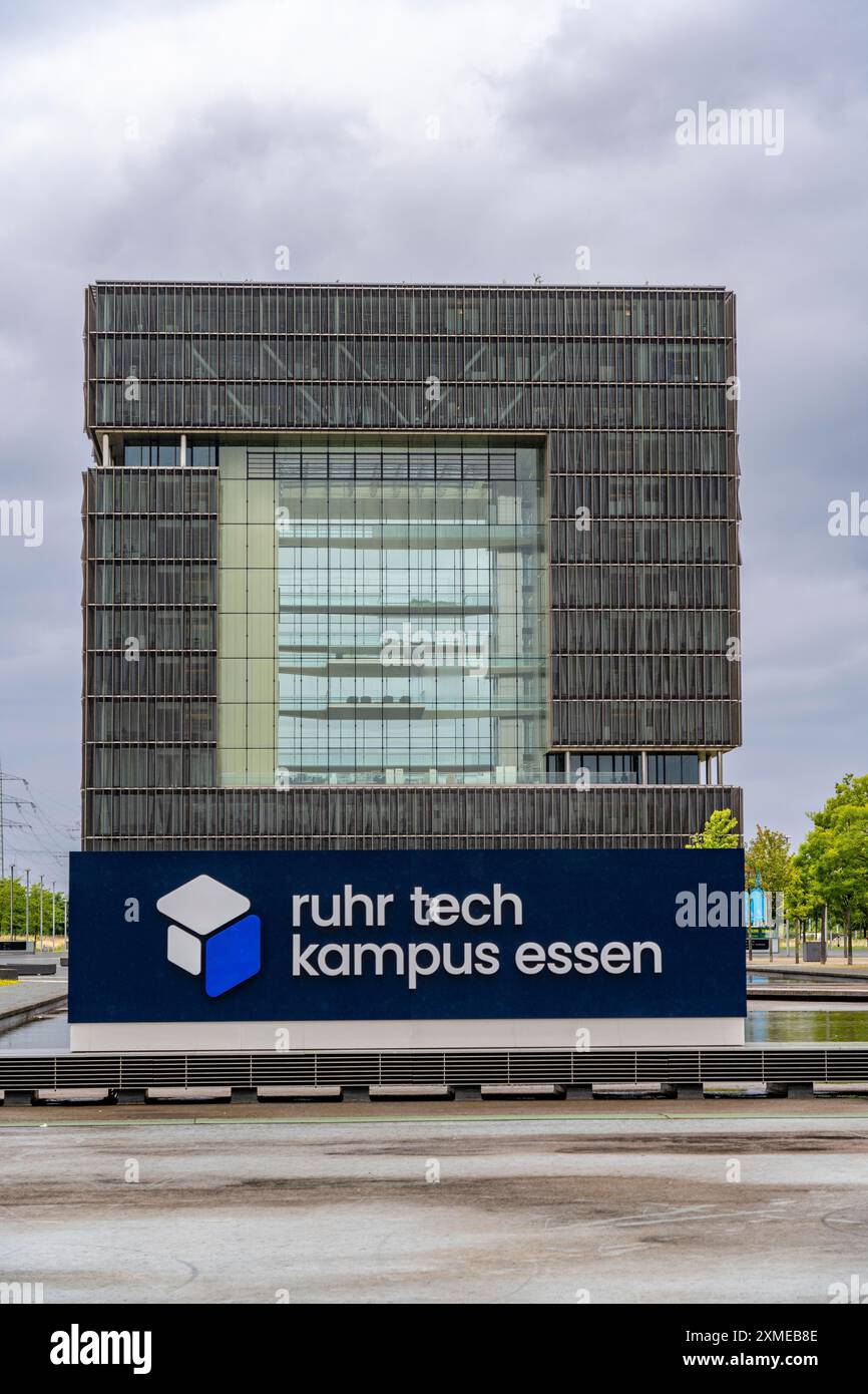 Standort des ruhr-Tech-Campus essen, früher thyssenkrupp Quartier, Unternehmenszentrale Essen Nordrhein-Westfalen Stockfoto