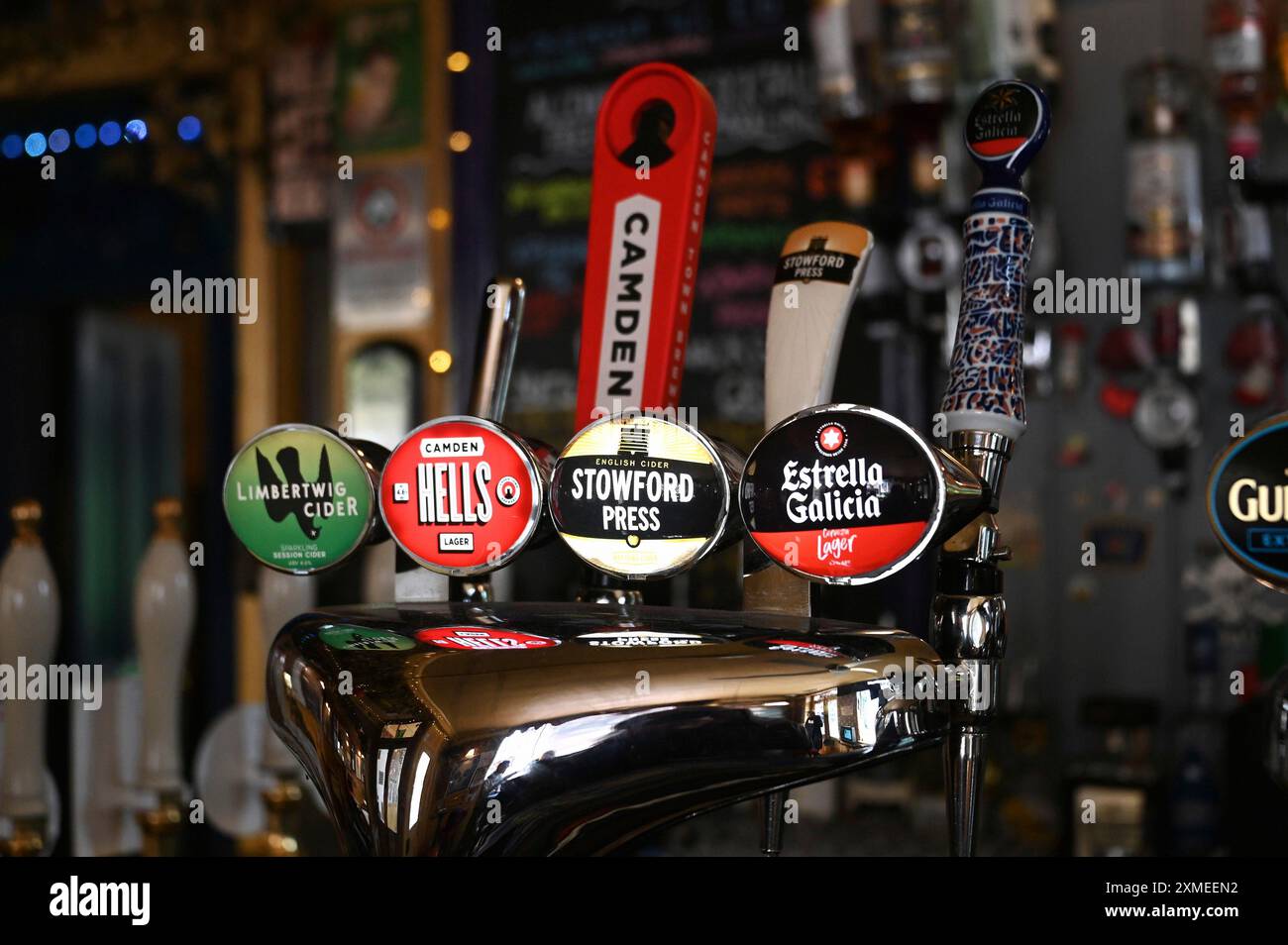 Tap im Prince Albert Pub, Brighton, England, Großbritannien Stockfoto