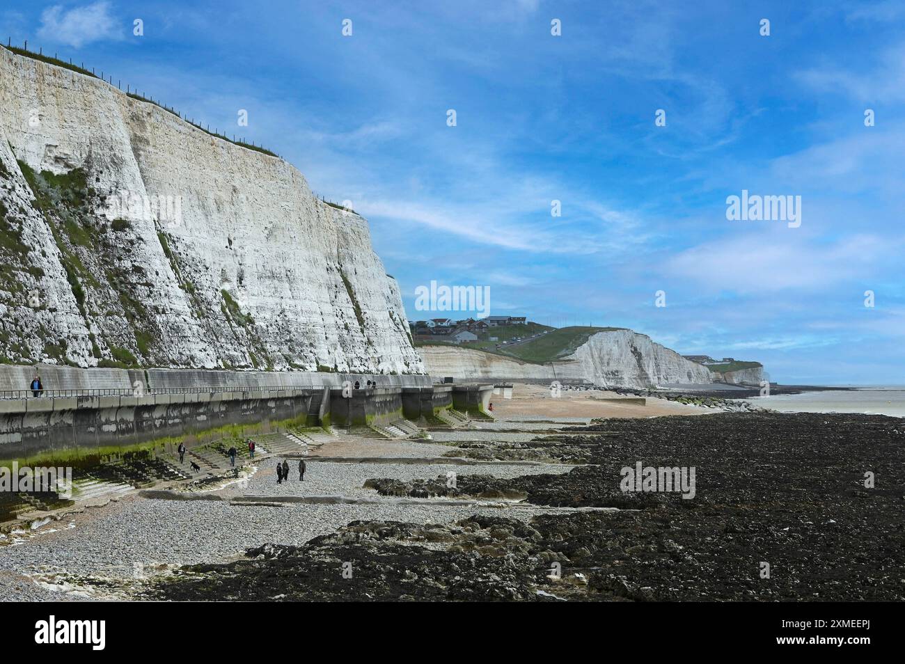 Undercliff Walk, Brighton, England, Großbritannien Stockfoto