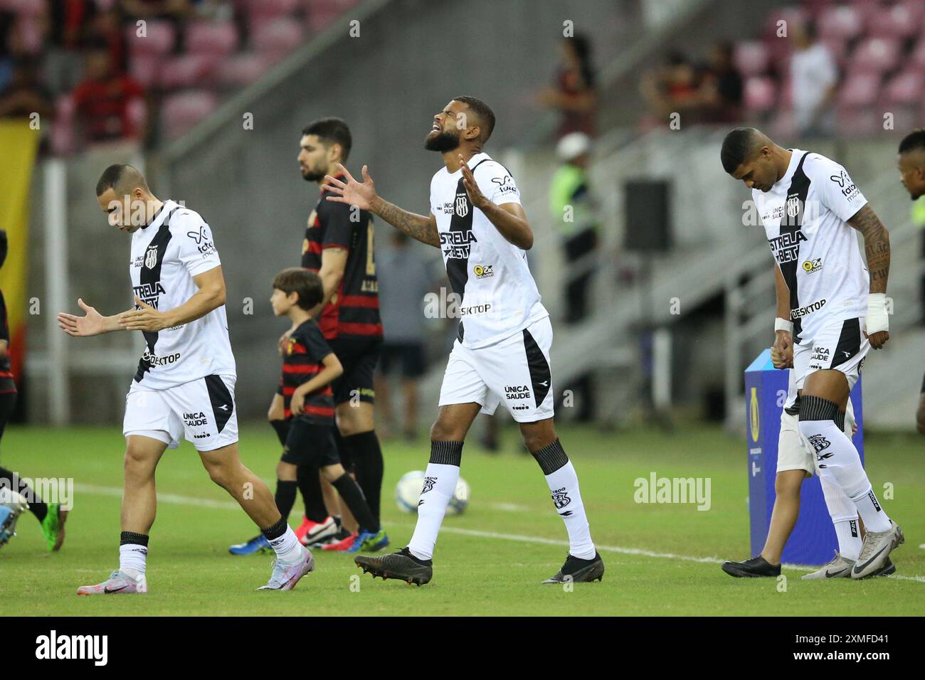 Recife, Brasilien. Juli 2024. PE - RECIFE - 07/27/2024 - BRASILEIRO B 2024, SPORT x PONTE PRETA - Felipe Castro Spieler aus Ponte Preta während des Spiels zwischen Sport und PontePreta in der Arena de Pernambuco für die brasilianische Meisterschaft der B 2024. Foto: Marlon Costa/AGIF Credit: AGIF/Alamy Live News Stockfoto