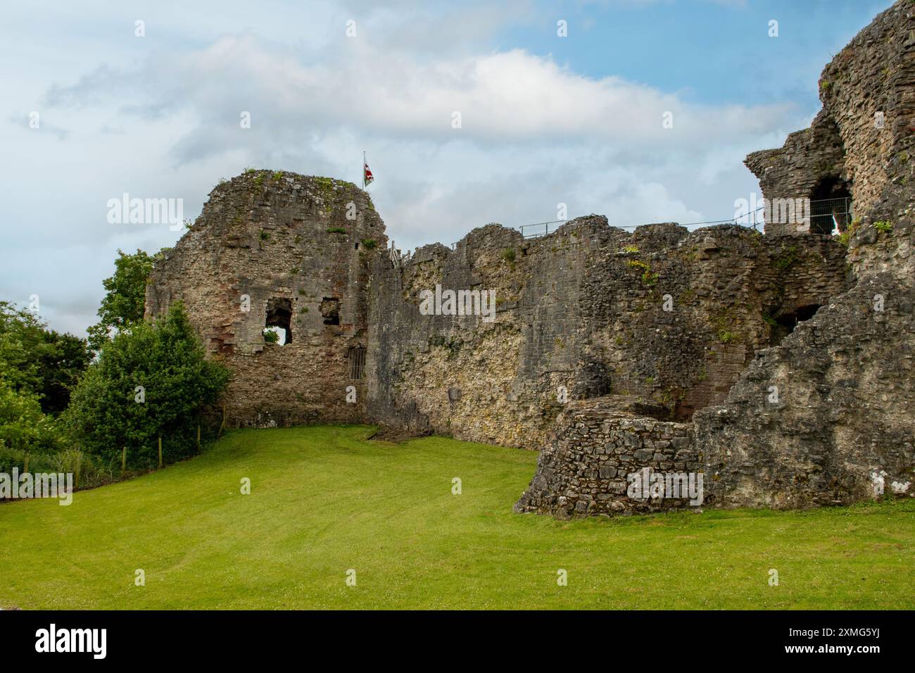 Denbigh Castle, Denbigh, Wales Stockfoto