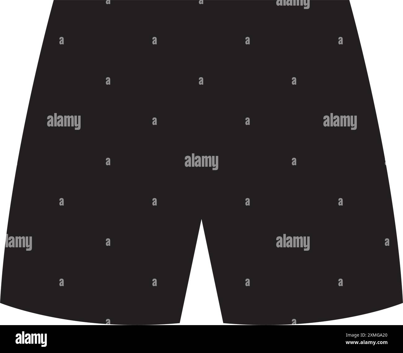 Shorts mit Icon und Illustrationselementen Stock Vektor