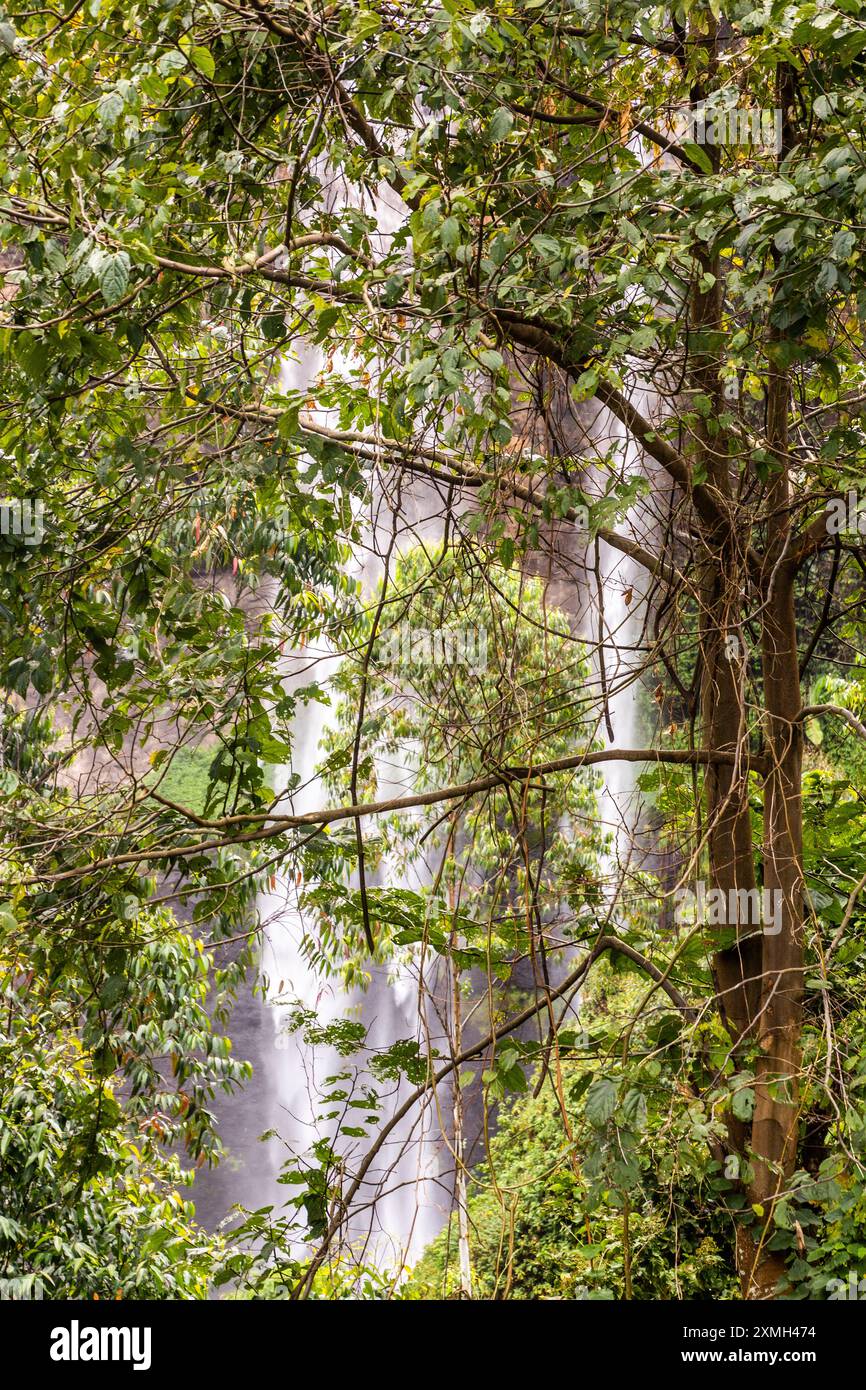 Blick auf die Sipi Falls, Uganda Stockfoto