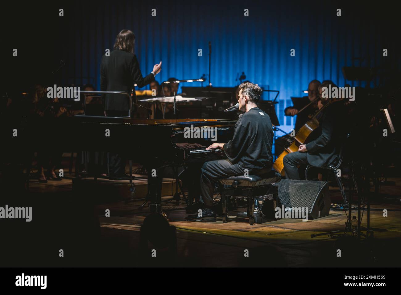Gateshead, Großbritannien. Juli 2024. Jordan Rakei ist Teil der BBC Proms 2024 im Glasshouse International Centre for Music in Gateshead. Foto: Thomas Jackson/Alamy Live News Stockfoto