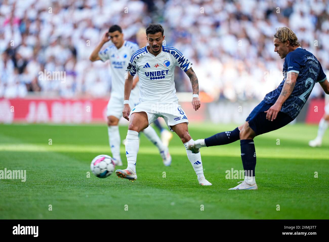 Kopenhagen, Dänemark. Juli 2024. Superliga-Spiel zwischen FC Kopenhagen und AGF in Parken am Sonntag, 28. Juli 2024. (Foto: Claus Bech/Scanpix 2024) Credit: Ritzau/Alamy Live News Stockfoto