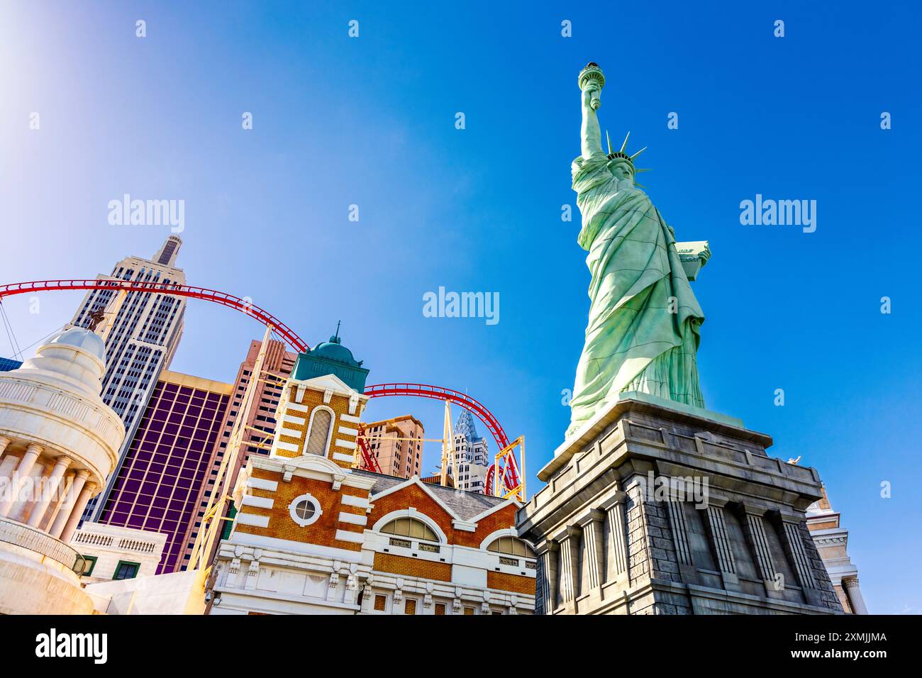 New York-New York Hotel & Casino, Las Vegas, Nevada, USA Stockfoto