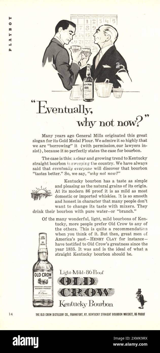 Vintage-Playboy-Magazin, Ausgabe April 1962, USA Stockfoto