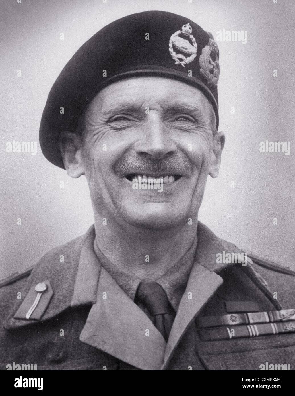 Feldmarschall Bernard Law Montgomery, 1. Viscount Montgomery von Alamein Stockfoto