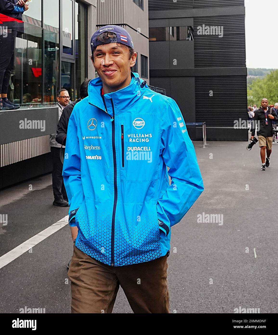 Spa Francorchamps, Belgien. Juli 2024. 27.07.2024, Circuit de Spa-Francorchamps, Spa-Francorchhamps, Formel 1 Rolex Belgian Grand Prix 2024, im Bild Alexander Albon (GBR), Williams Racing (Foto: Alessio de Marco/SIPA USA) Credit: SIPA USA/Alamy Live News Stockfoto