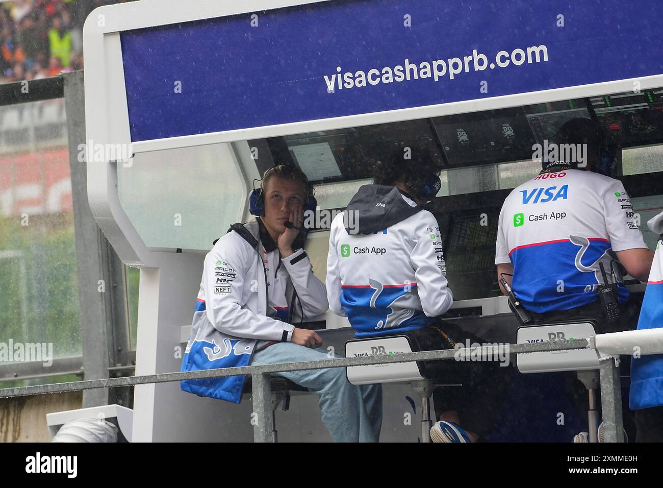 27.07.2024, Circuit de Spa-Francorchamps, Spa-Francorchhamps, Formel 1 Rolex Belgian Grand Prix 2024, im Bild Liam Lawson (NZL), Scuderia AlphaTauri (Foto: Alessio de Marco/SIPA USA) Credit: SIPA USA/Alamy Live News Stockfoto
