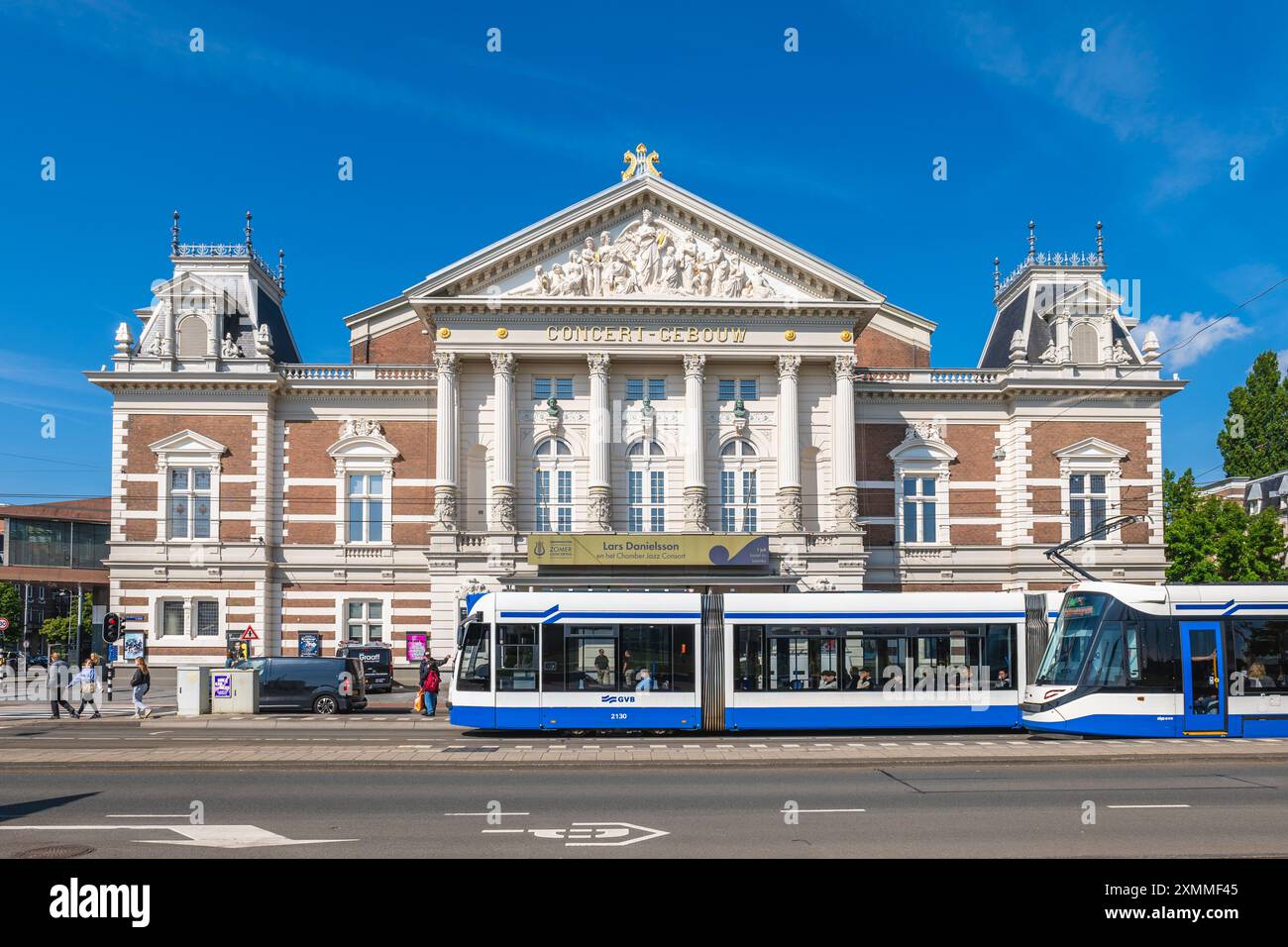 13. Juni 2024: Het Koninklijk Concertgebouw, das Royal Concertgebouw, ein Konzertsaal in Amsterdam, Niederlande. Sie wurde ab 1883 und die Halle op Stockfoto