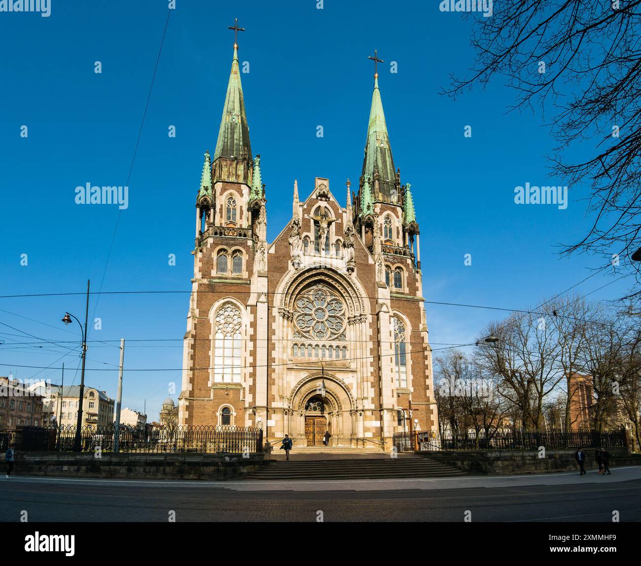 Die Kirche der Heiligen Olga und Elisabeth (ehemals Kirche der Heiligen Elisabeth von Ungarn) Stockfoto