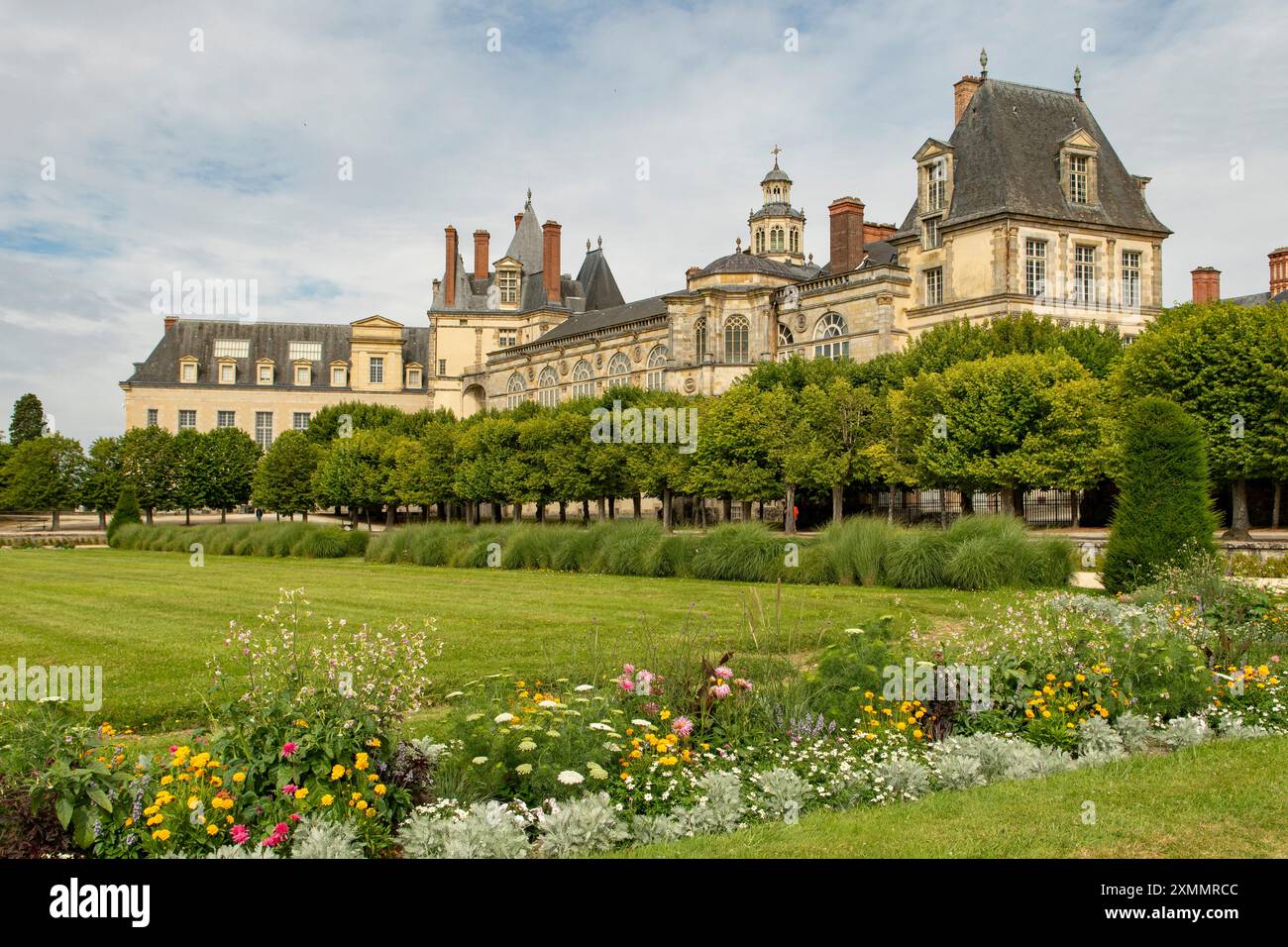 Chateau de Fontainebleau, Ile-de-France, Frankreich Stockfoto