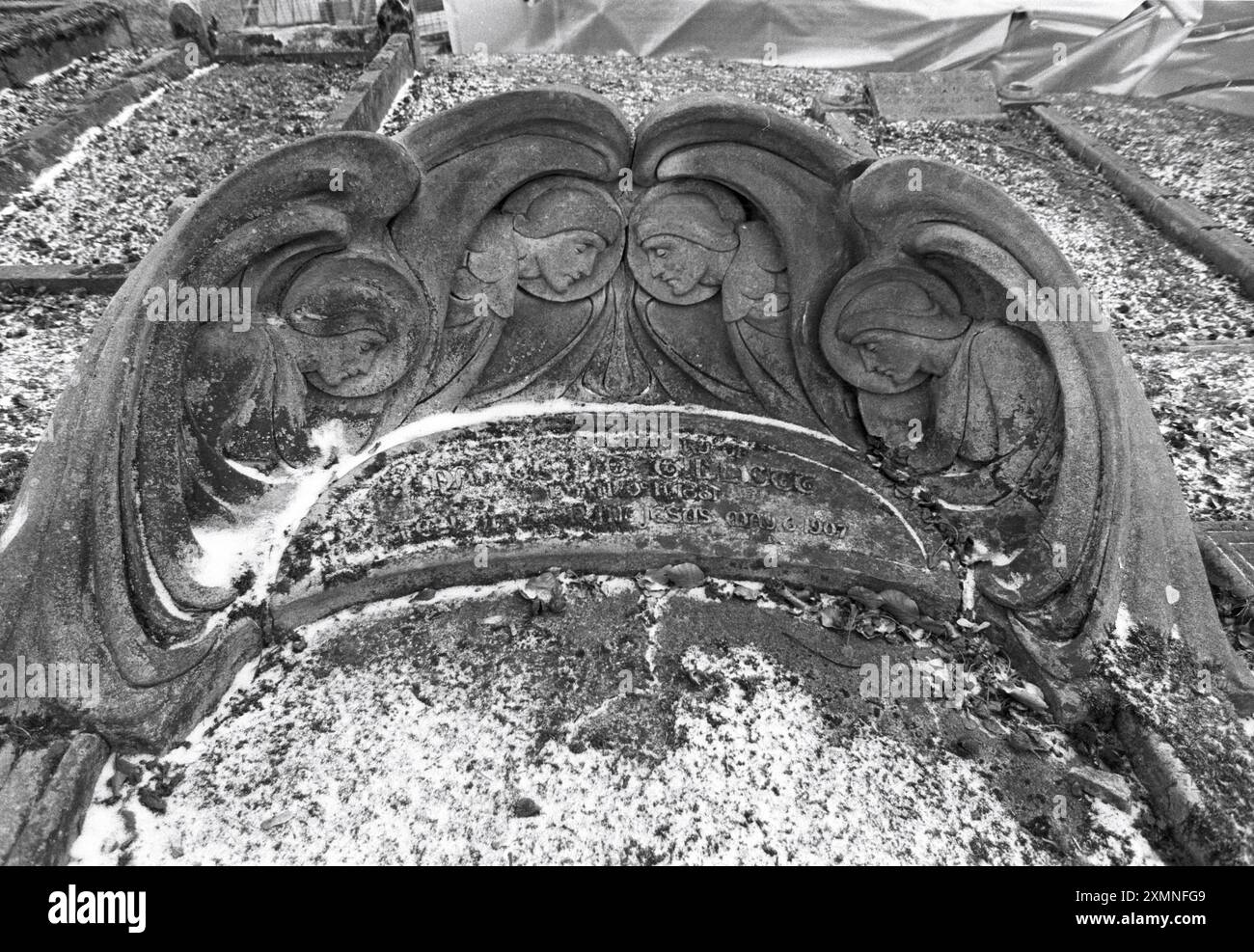 Watts Cemetery Chapel , Compton , Surrey 21 Januar 1996 Bild von Roger Bamber Stockfoto