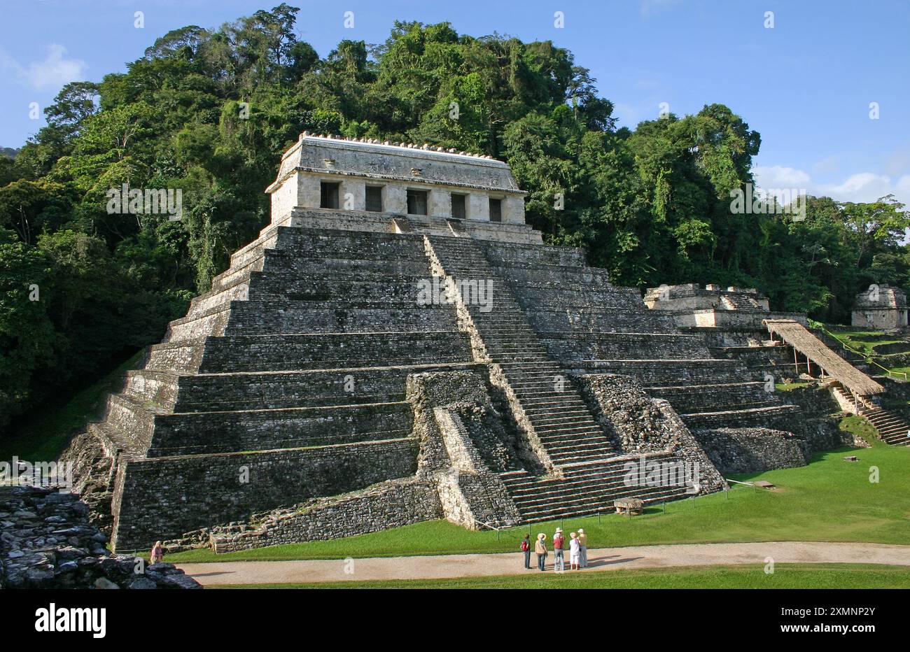 La Ruta Maya Mexiko Chiapas Palenque Tempel Dschungel Tourismus. Stockfoto