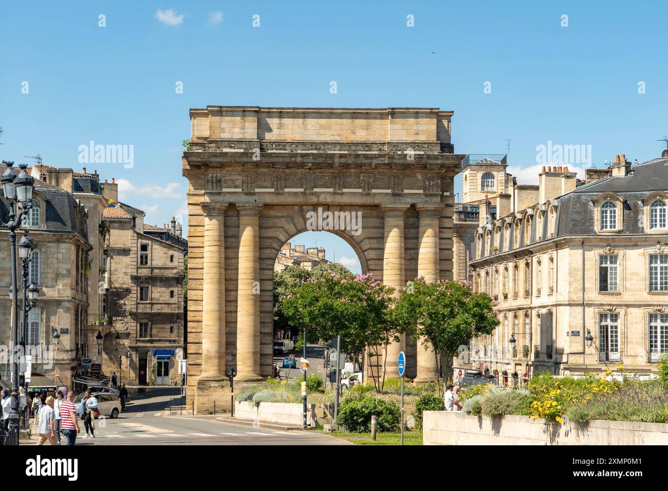 Porte de Bourgogne, Bordeaux, Nouvelle Aquitaine, Frankreich Stockfoto