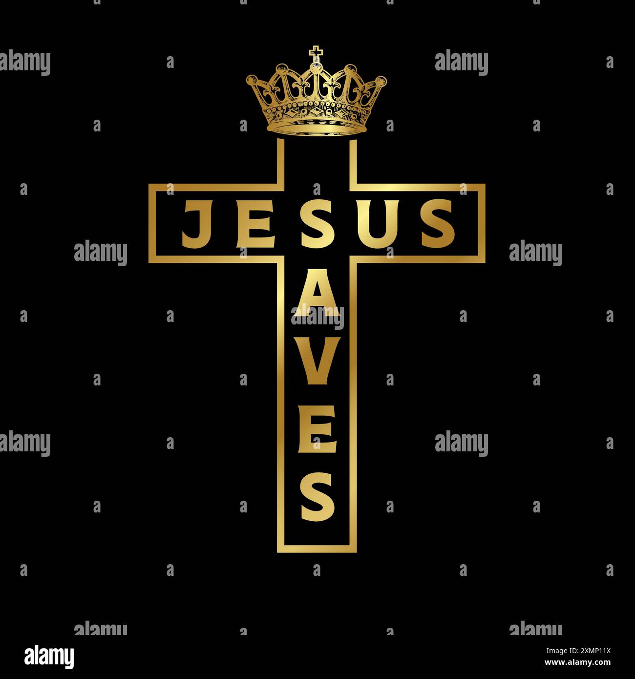Urban Backwoods Print-Shirt Christian Cross I Herren T-Shirt Christliches Kreuz Jesus Messiah (1-tlg