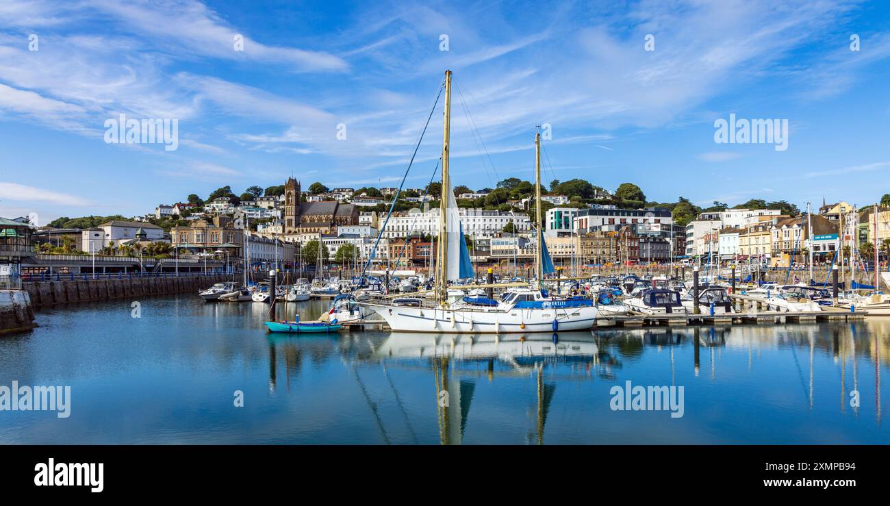 Torquay Hafen in Devon, England, Großbritannien Stockfoto