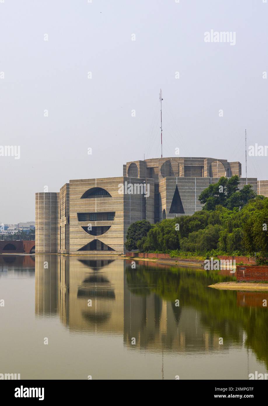 Gebäude der Nationalversammlung, Dhaka Division, Dhaka, Bangladesch Stockfoto