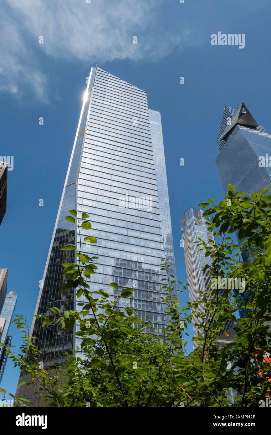 Hudson Yards ist eine private und kommerzielle Gruppe von Wolkenkratzern auf der Westseite von Manhattan 2024 in New York City, USA Stockfoto