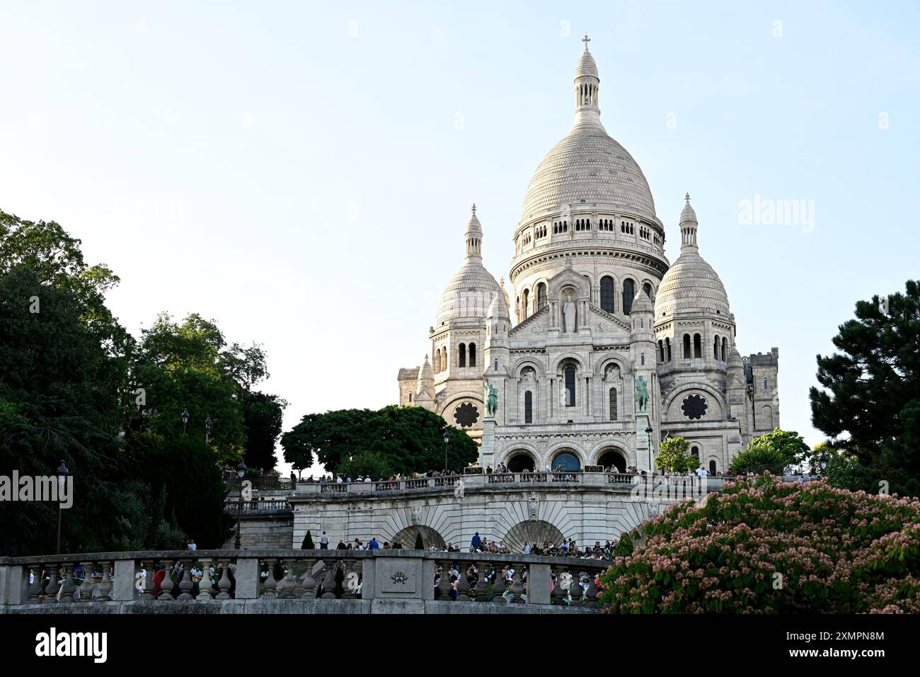 Paris (Frankreich): Basilika Sacre-Cœur („Basilique du Sacre-Coeur de Montmartre“) Stockfoto