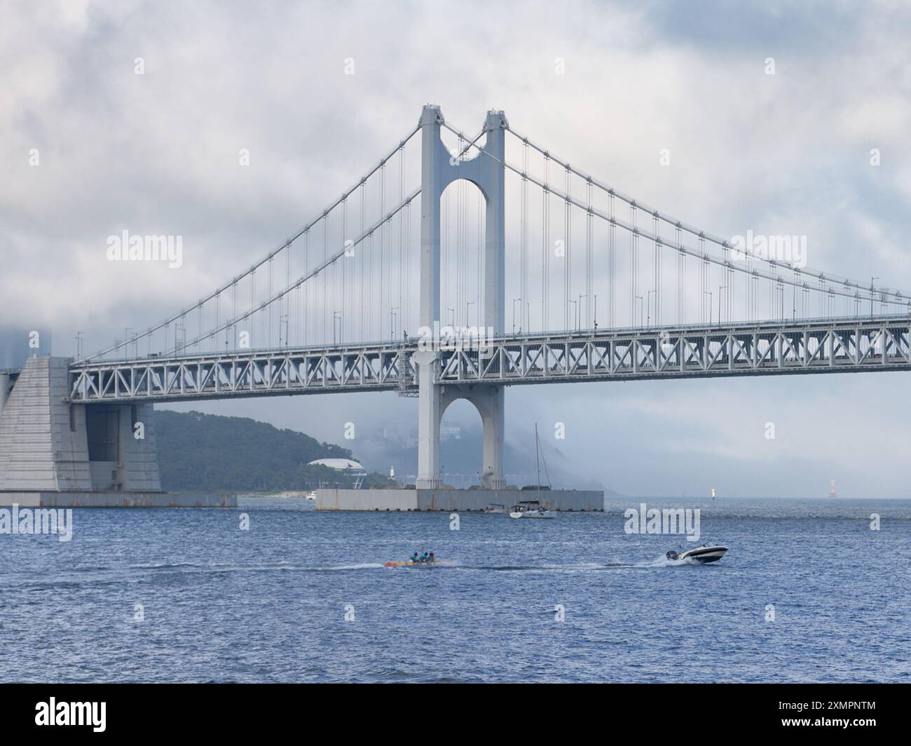 Gwangan-Brücke in Busan, Südkorea Stockfoto