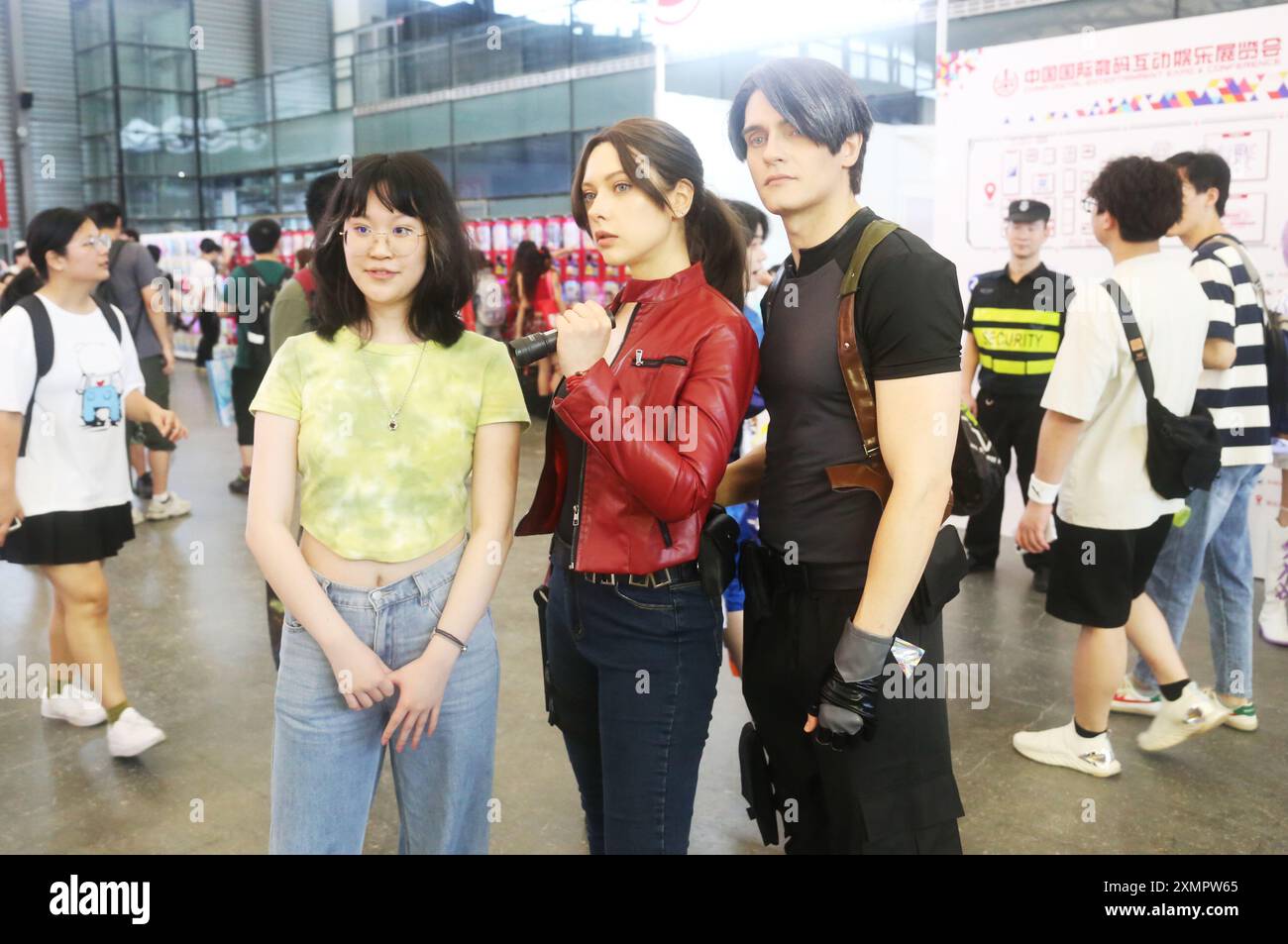 Shanghai, China. Juli 2024. Ausländische Spieler kosponieren Resident Evil bei der ChinaJoy 2024 in Shanghai, China, am 26. Juli 2024. (Foto: Costfoto/NurPhoto) Credit: NurPhoto SRL/Alamy Live News Stockfoto