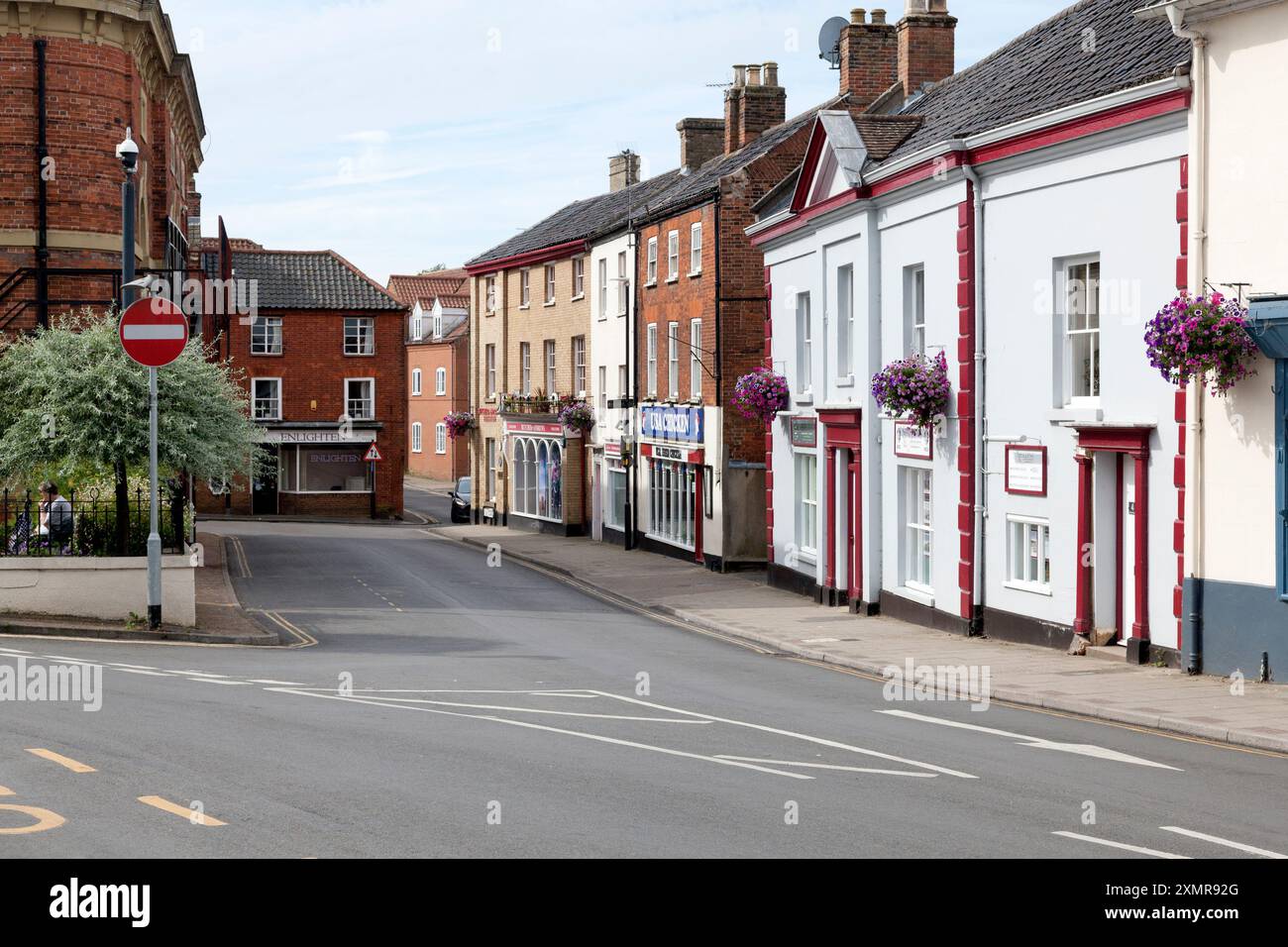 Old Post Office Street, Fakenham, Norfolk Stockfoto