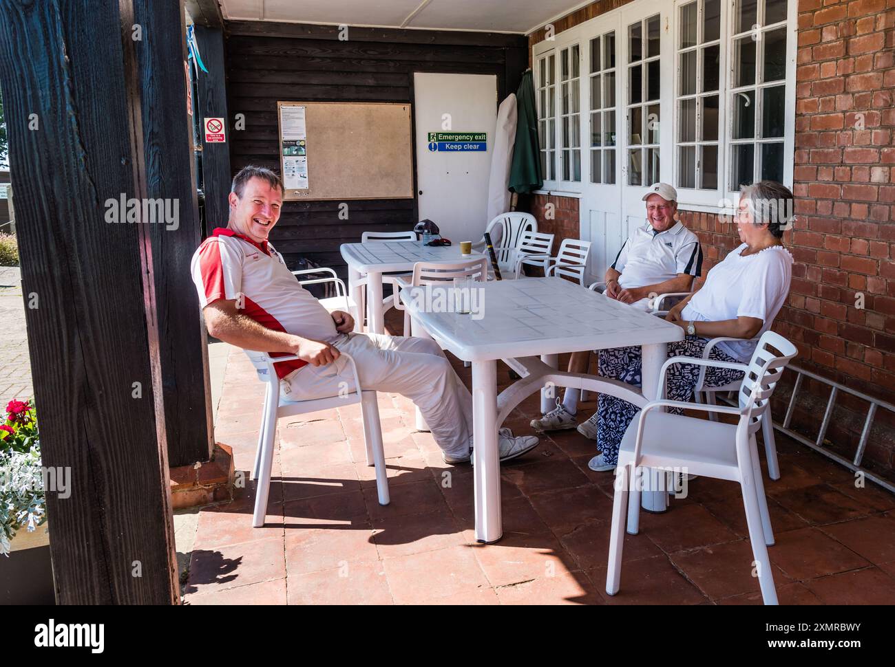 English National Double GC Croquet Championship. Wettbewerb um die besten Spieler in England. Stockfoto