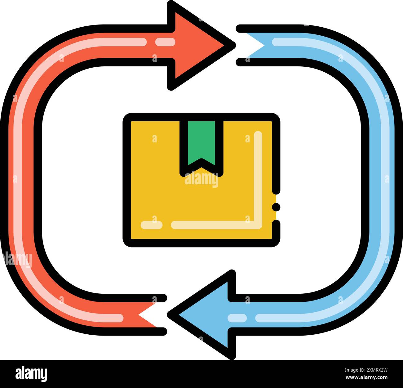 Closed-Loop Stock Vektor