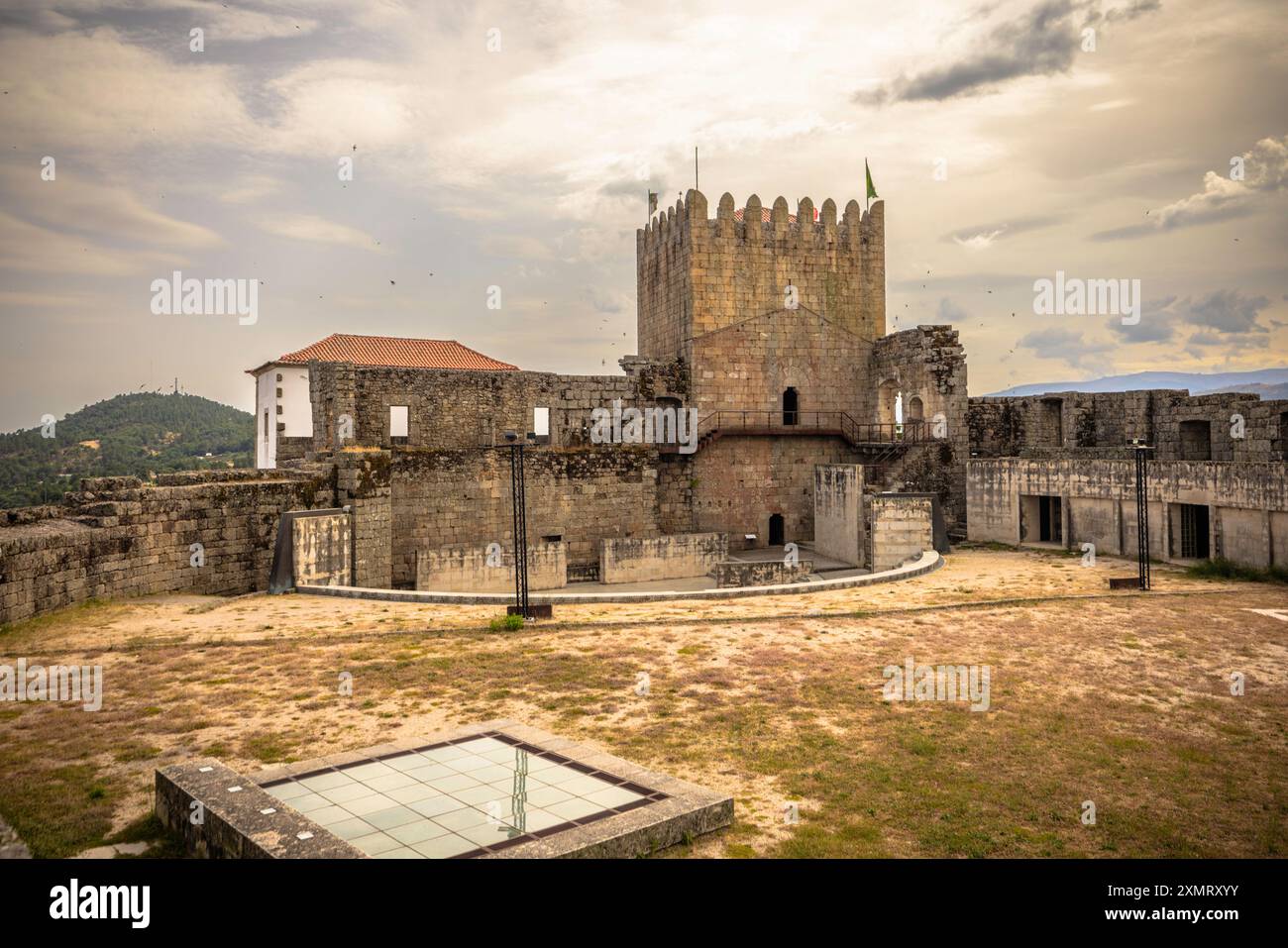 Belmonte, Portugal - 27. Juni 2024: Die mittelalterliche Burg von Belmonte, Portugal Stockfoto