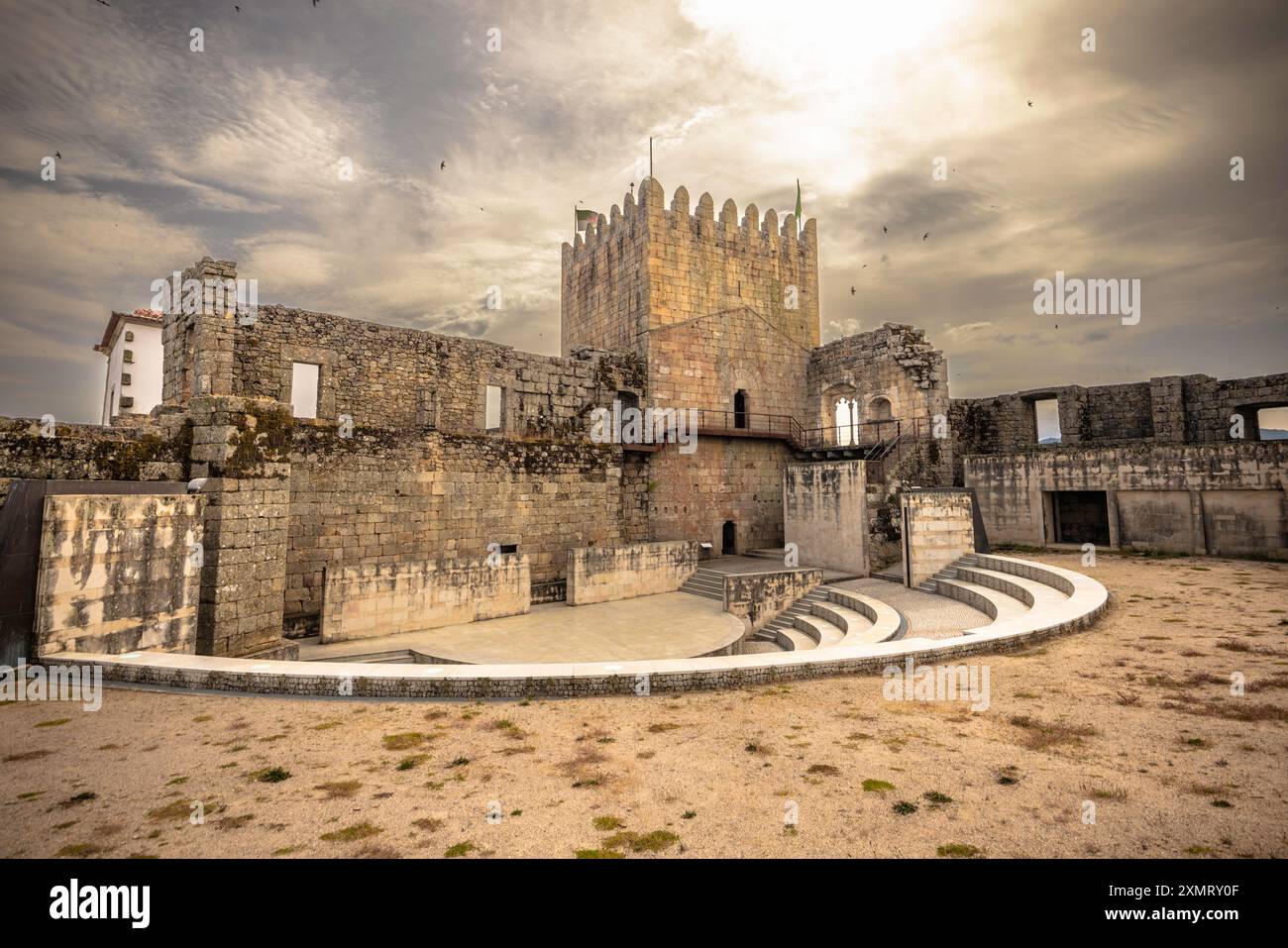 Belmonte, Portugal - 27. Juni 2024: Die mittelalterliche Burg von Belmonte, Portugal Stockfoto