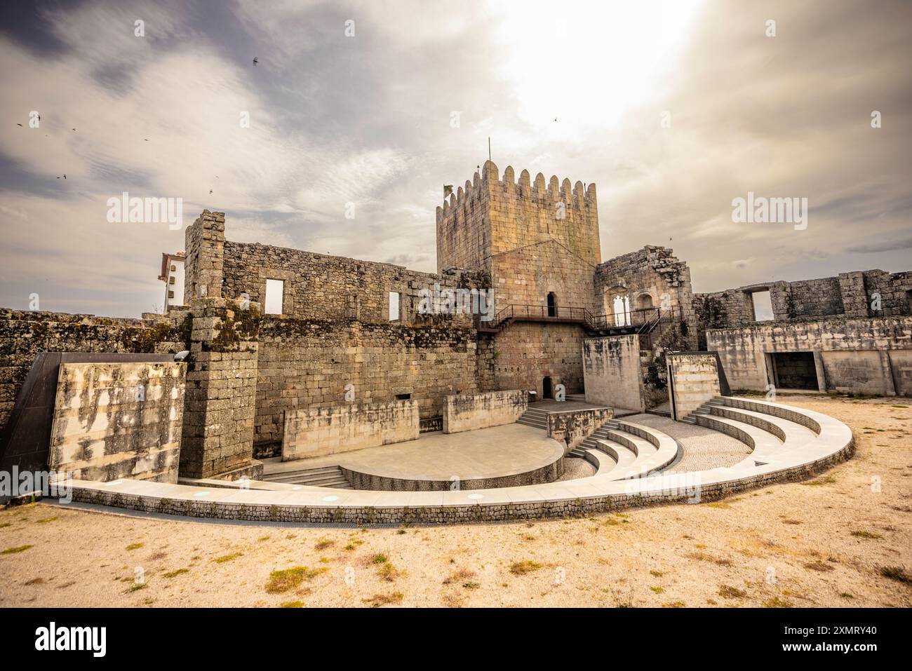 Belmonte, Portugal - 27. Juni 2024: Die mittelalterliche Burg von Belmonte, Portugal Stockfoto