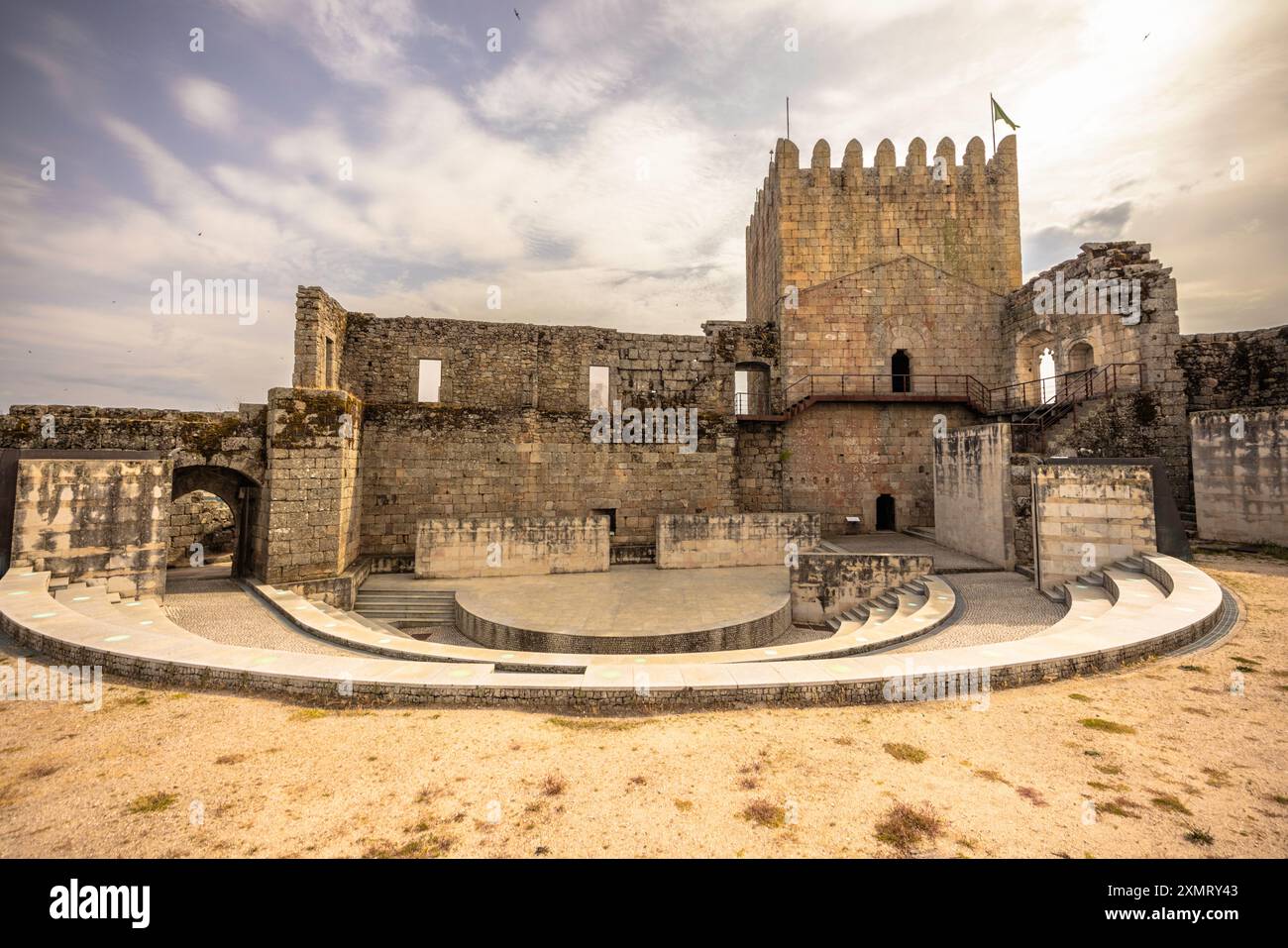Belmonte, Portugal - 27. Juni 2024: Die mittelalterliche Burg von Belmonte, Portugal Stockfoto
