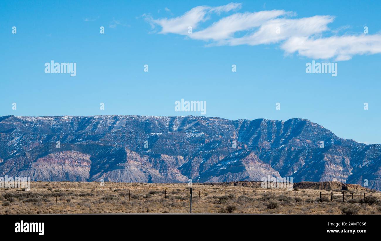 Landschaft auf der Route US 191 von Salt Lake City nach Moab, Utah Stockfoto