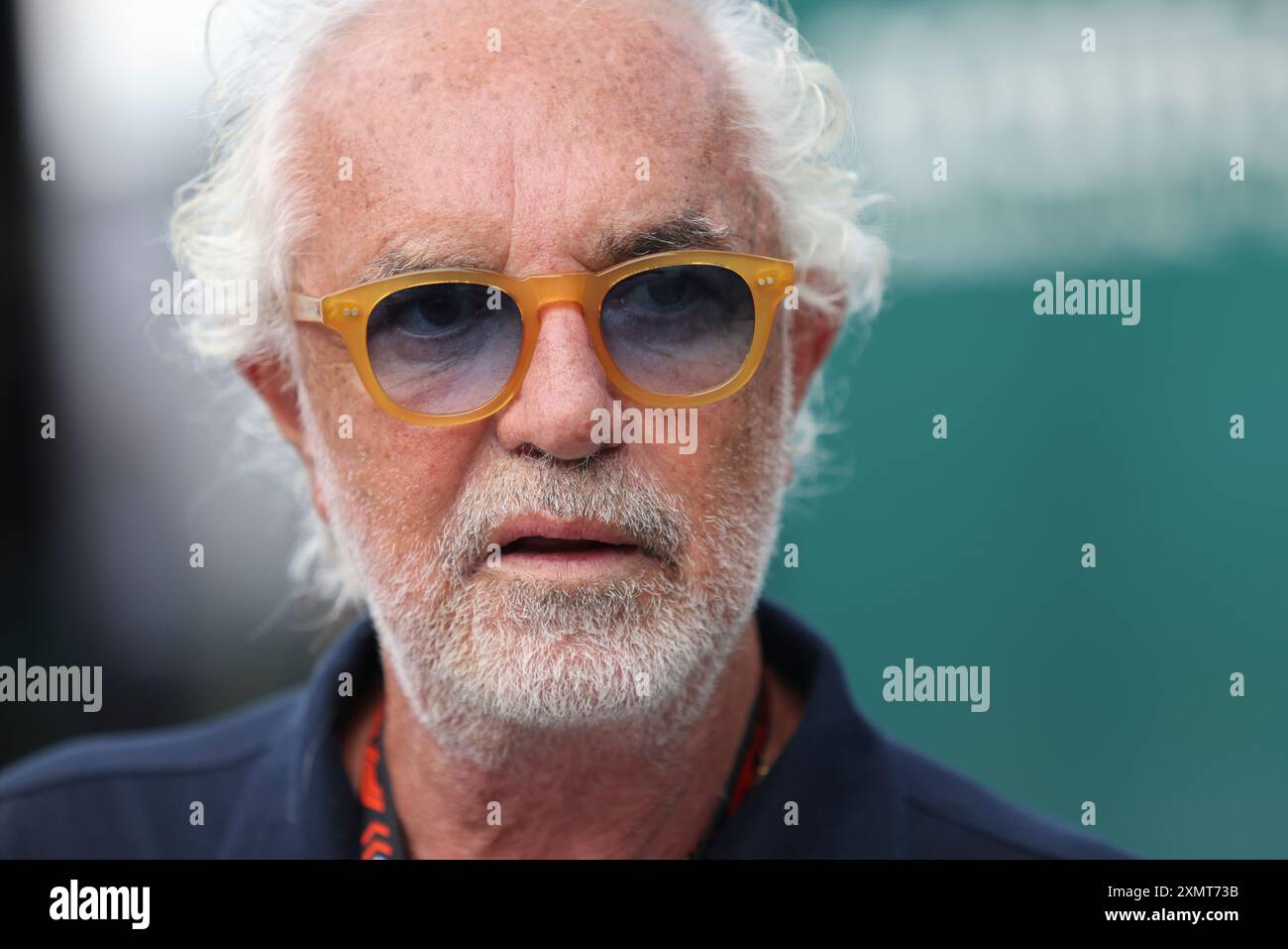 Mogyorod, Ungarn. Juli 2024. Formel 1 großer Preis von Ungarn in Hungaroring, Ungarn. Im Bild: Flavio Briatore © Piotr Zajac/Alamy Live News Stockfoto