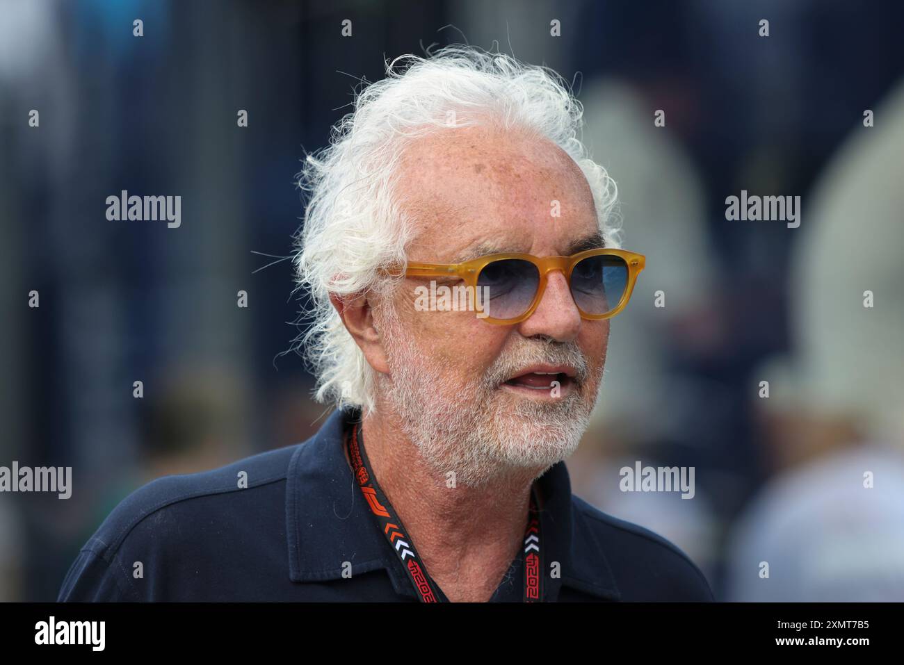 Mogyorod, Ungarn. Juli 2024. Formel 1 großer Preis von Ungarn in Hungaroring, Ungarn. Im Bild: Flavio Briatore – Spezialleiter des BWT Alpine F1 Teams © Piotr Zajac/Alamy Live News Stockfoto