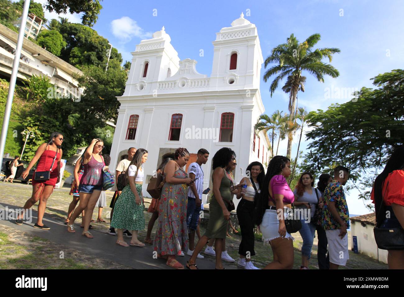 salvador, bahia, brasilien - 20. Mai 2022: Architektonischer Komplex des Solar do Unhao, in dem sich das Museum für Moderne Kunst - MAM - in der Stadt Salvador befindet Stockfoto