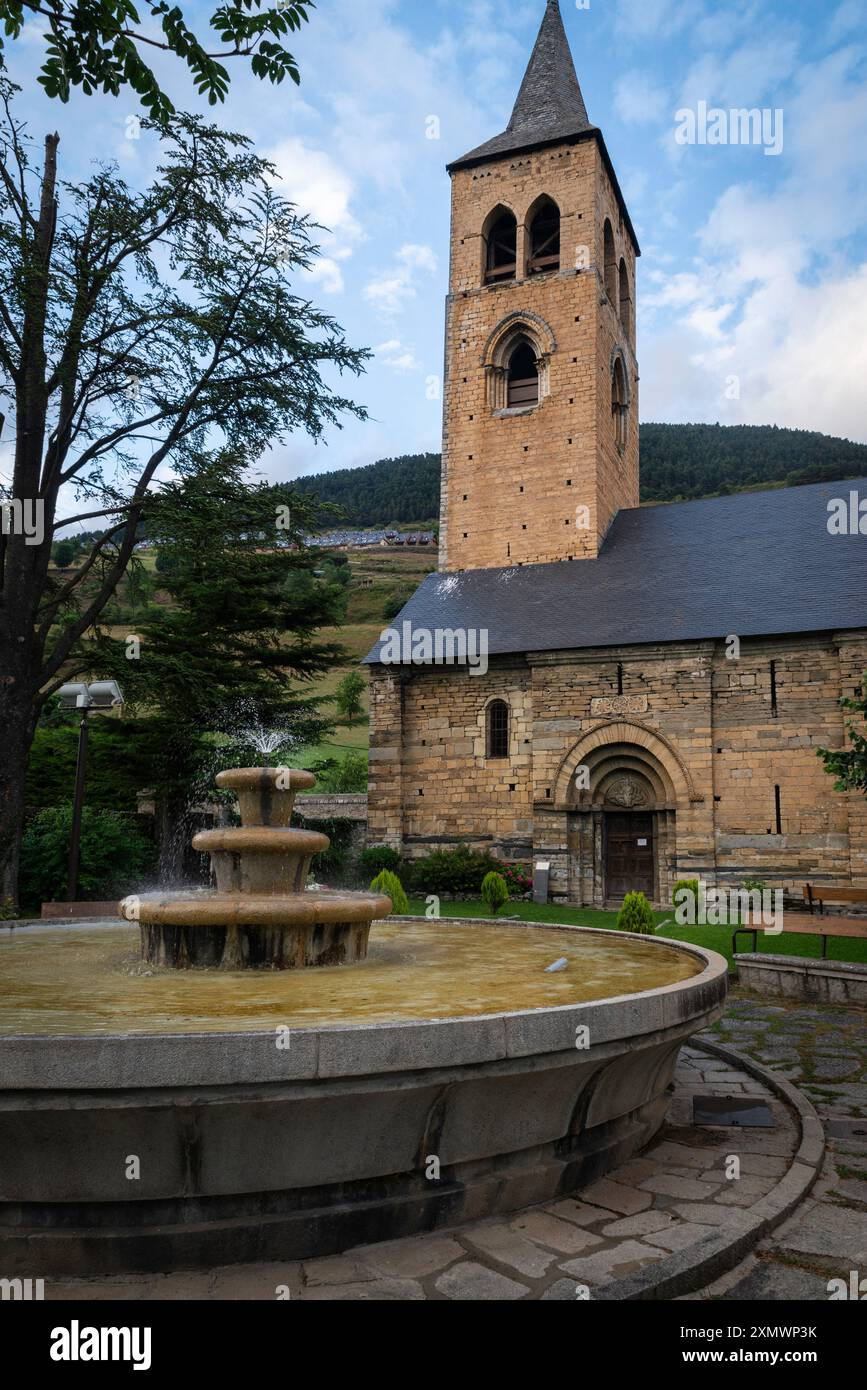 Kirche der Stadt Vilac (Lleida - Spanien) Stockfoto