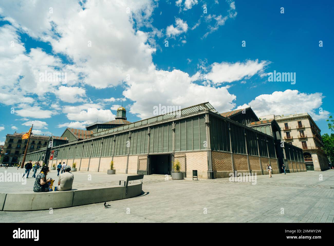 El Born Centre de Cultura i Memoria oder das Born Culture and Memory Centre in Barcelona in der spanischen Region Katalonien. Hochwertige Fotos Stockfoto